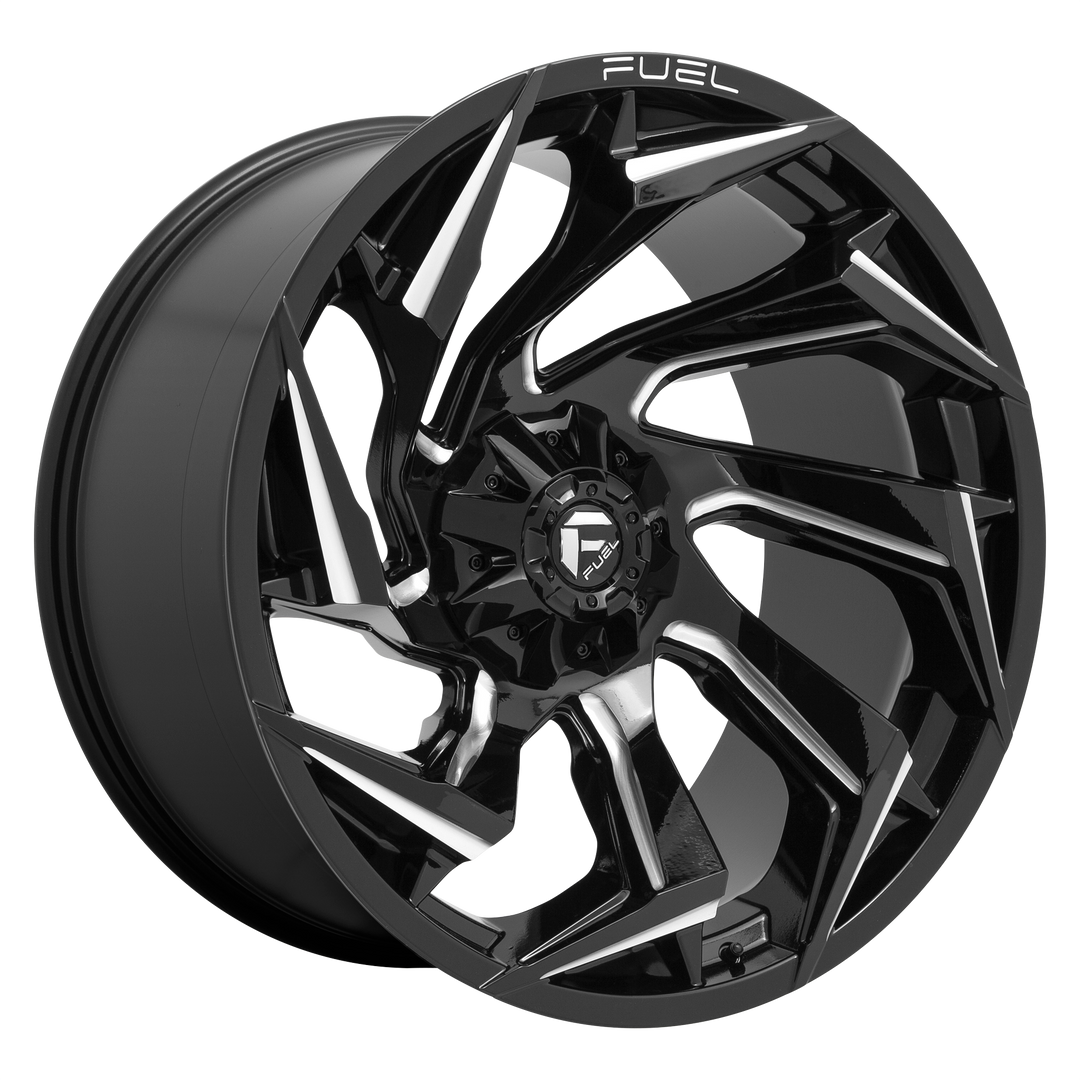 FUEL OFF-ROAD D753 REACTION 22X12 8X170 -44 125.1 GLOSS BLACK MILLED