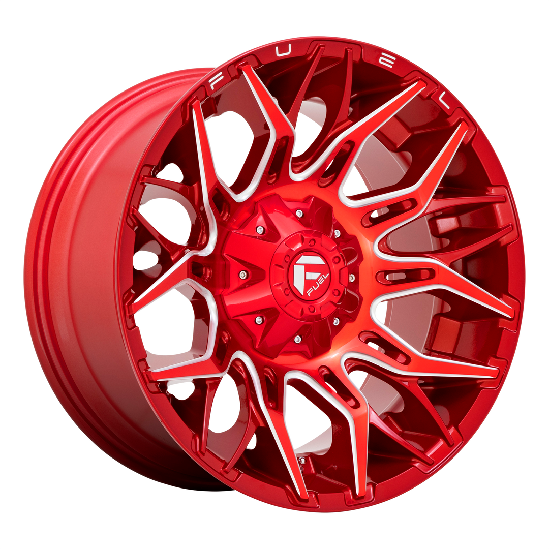 FUEL OFF-ROAD D771 TWITCH 20X9 6X135 / 6X139.7 1 106.1 CANDY RED MILLED