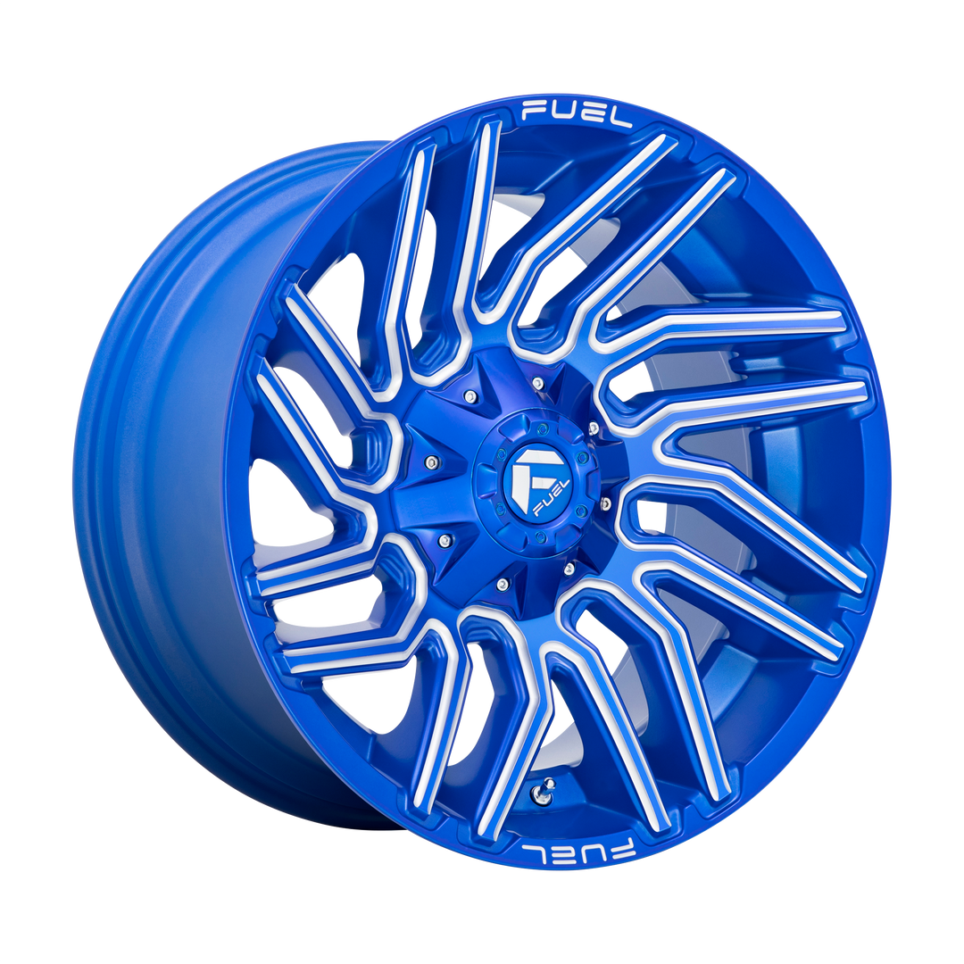 FUEL OFF-ROAD D774 TYPHOON 20X9 5X139.7 / 5X150 1 110.1 ANODIZED BLUE MILLED