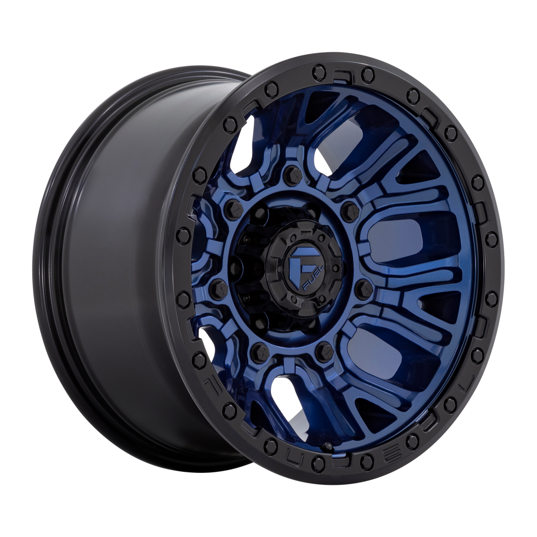 FUEL OFF-ROAD D827 TRACTION 20X9 8X180 1 124.2 DARK BLUE WITH BLACK RING