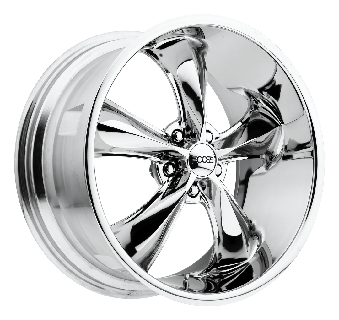 FOOSE 1PC F105 LEGEND 18X9.5 5X114.3 34 72.56 CHROME PLATED