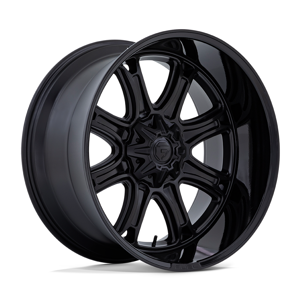 Fuel Off-Road Darkstar 22x9 5x114.3 / 5x127 1 78.1 Matte Black With Gloss Black Lip