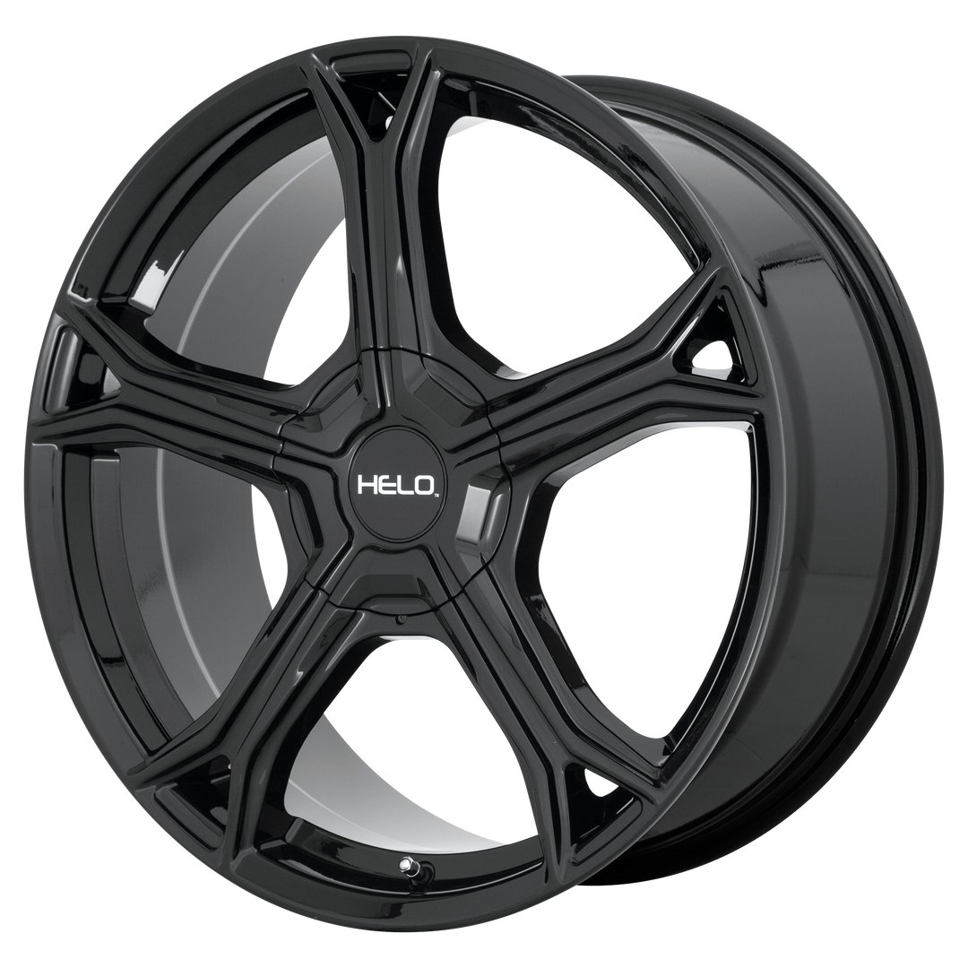 HELO HE915 17X7.5 5X108 / 5X114.3 38 72.56 GLOSS BLACK