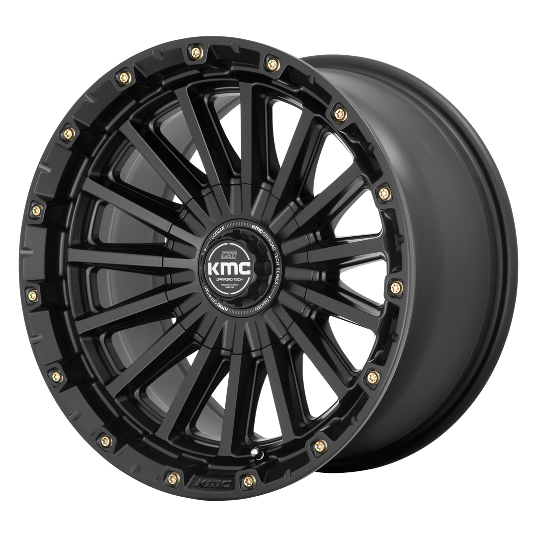 KMC WHEELS KM102 SIGNAL 20X9 6X114.3 / 6X139.7 18 78.1 SATIN BLACK