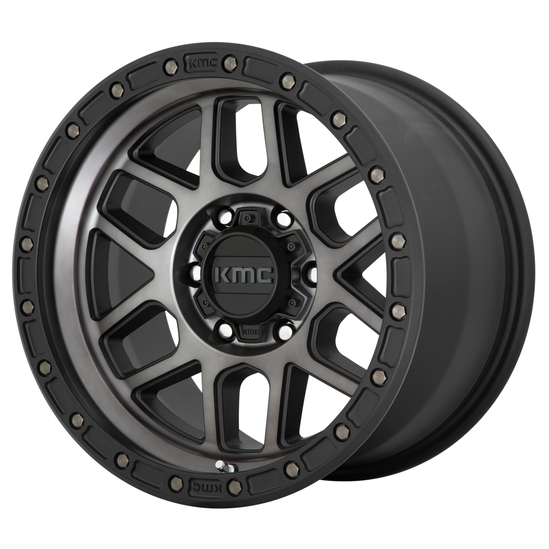 KMC WHEELS KM544 MESA 20X9 6X135 0 87.1 SATIN BLACK WITH GRAY TINT