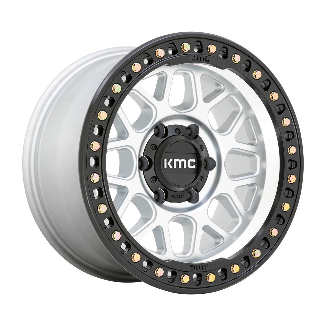 KMC WHEELS KM549 GRS 18X9 8X170 18 125.1 MACHINED WITH SATIN BLACK LIP