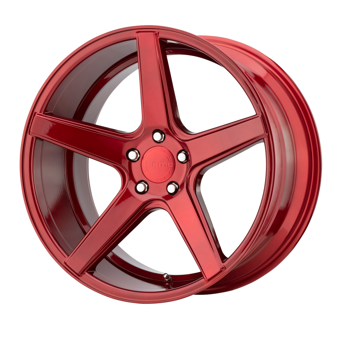 KMC WHEELS KM685 DISTRICT 20X9 5X115 25 72.56 CANDY RED