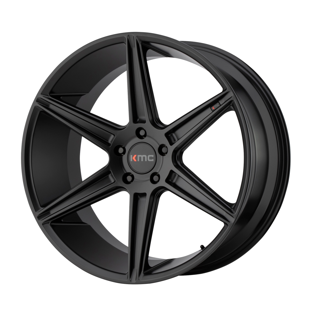 KMC WHEELS KM711 PRISM 20X10.5 5X114.3 45 72.56 SATIN BLACK