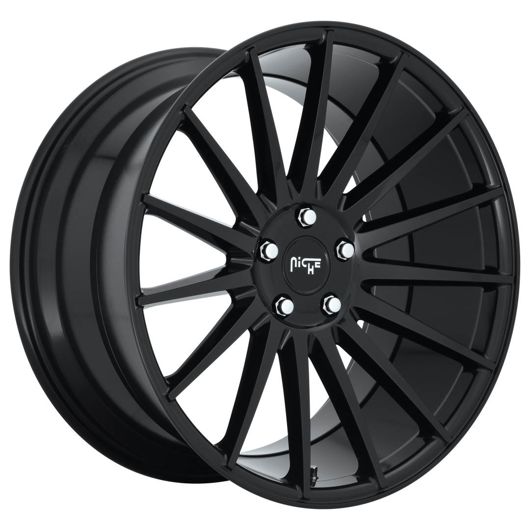 NICHE 1PC M214 FORM 20X10 5X114.3 40 72.56 GLOSS BLACK