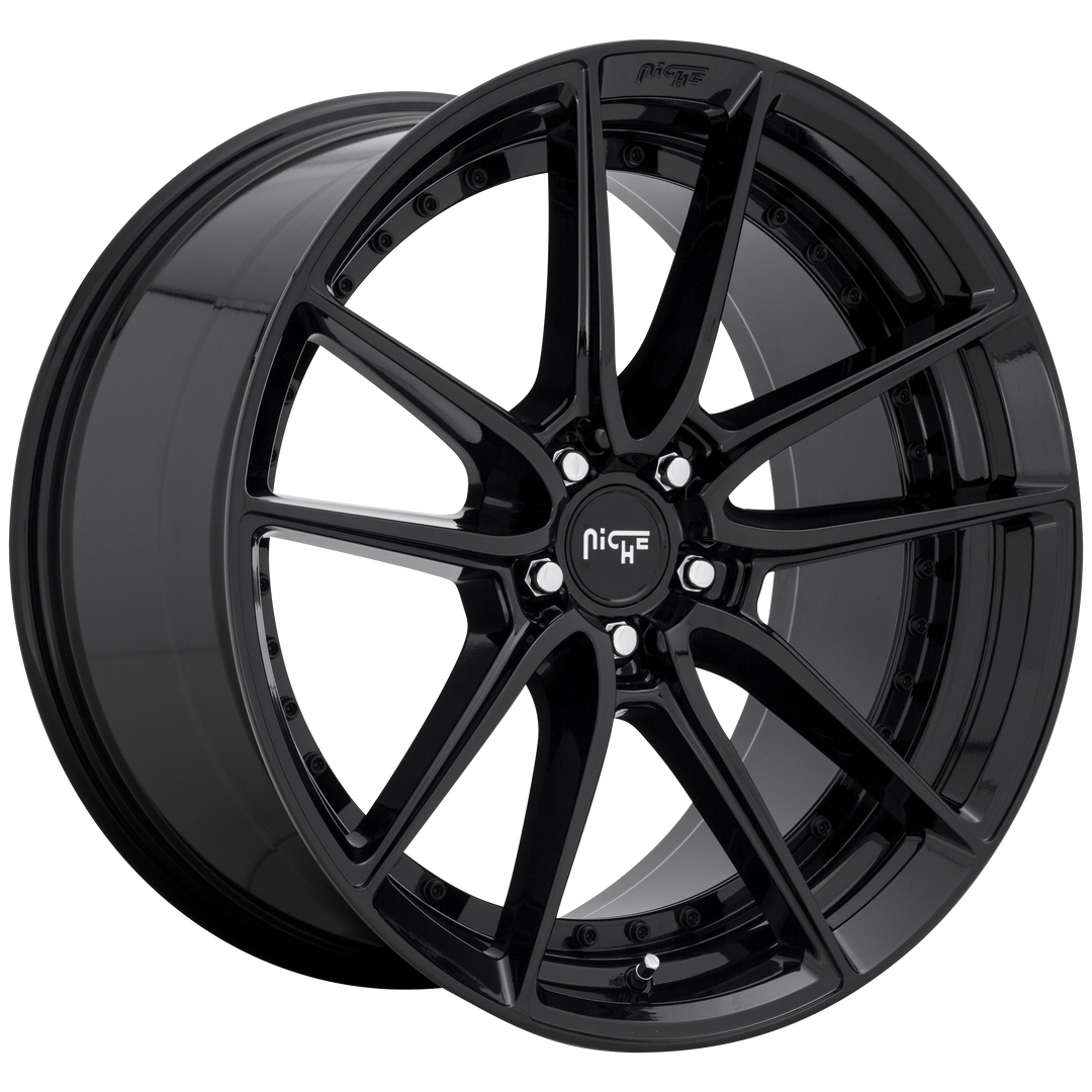 NICHE 1PC M223 DFS 17X8 5X114.3 40 72.56 GLOSS BLACK