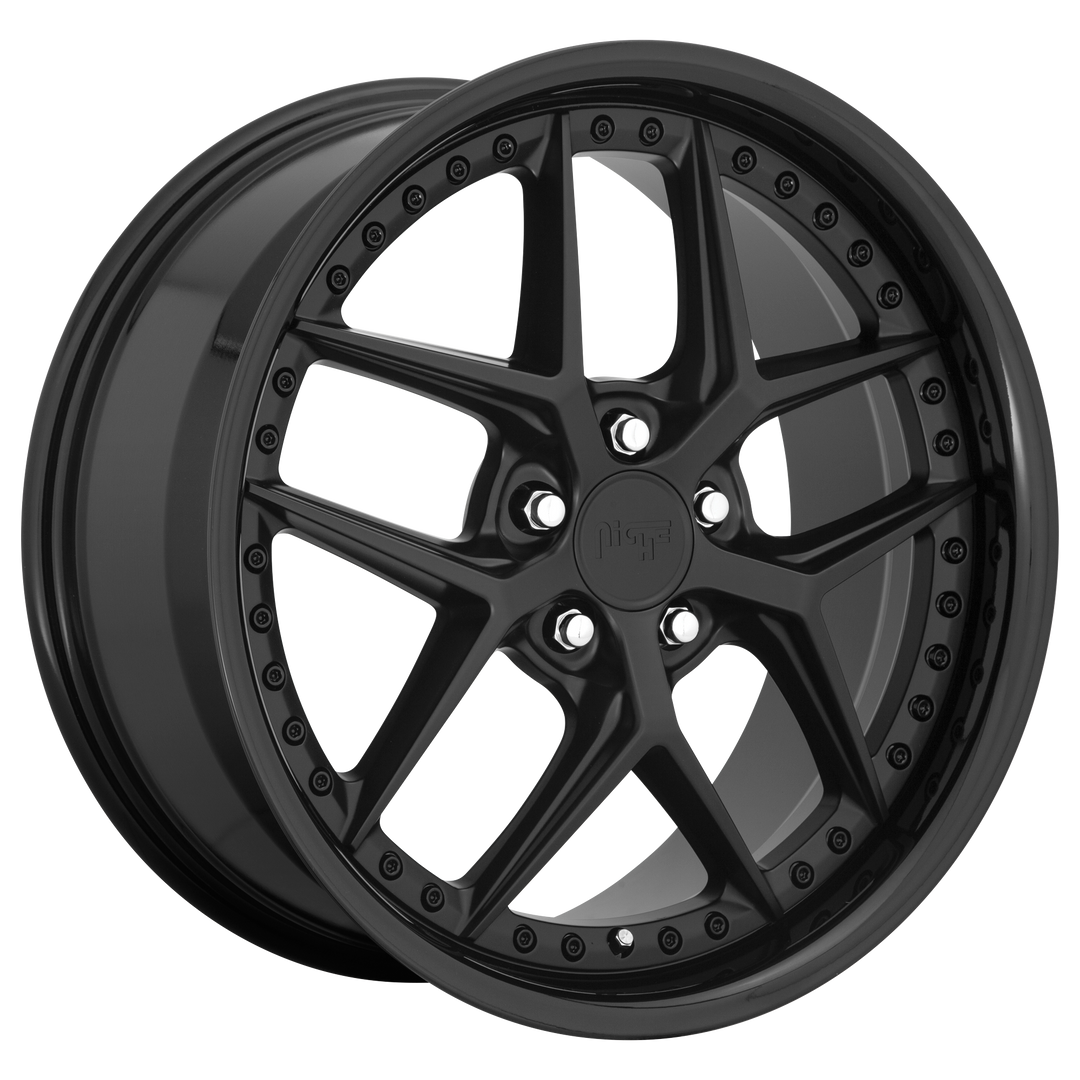 NICHE 1PC M226 VICE 19X8.5 5X114.3 35 72.56 GLOSS BLACK MATTE BLACK