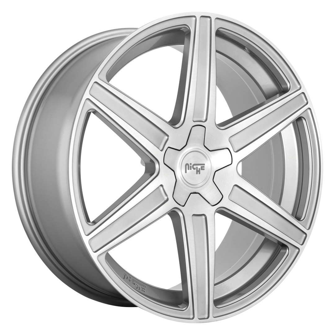 NICHE 1PC M241 CARINA 20X10.5 5X114.3 40 72.56 ANTHRACITE AND BRUSHED TINTED CLEAR