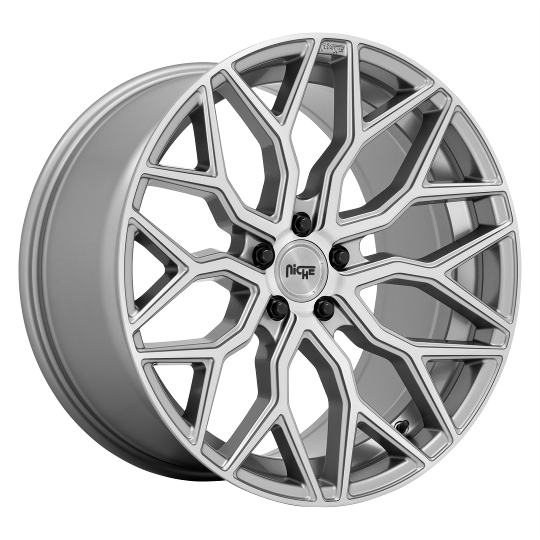 NICHE 1PC M265 MAZZANTI 20X9 5X114.3 35 72.56 ANTHRACITE BRUSHED TINT CLEAR