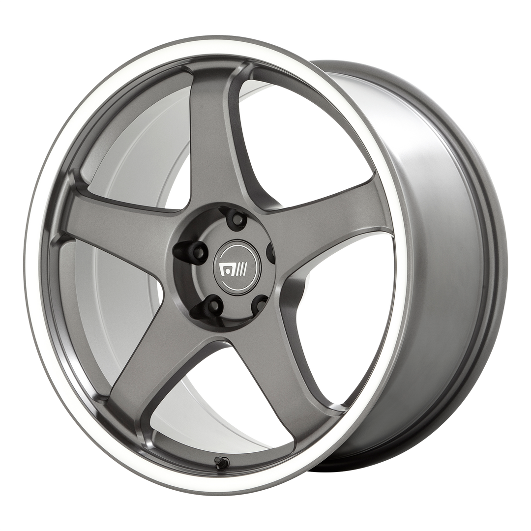 MOTEGI MR151 CS5 18X8.5 5X114.3 45 72.56 GUNMETAL WITH MACHINED LIP