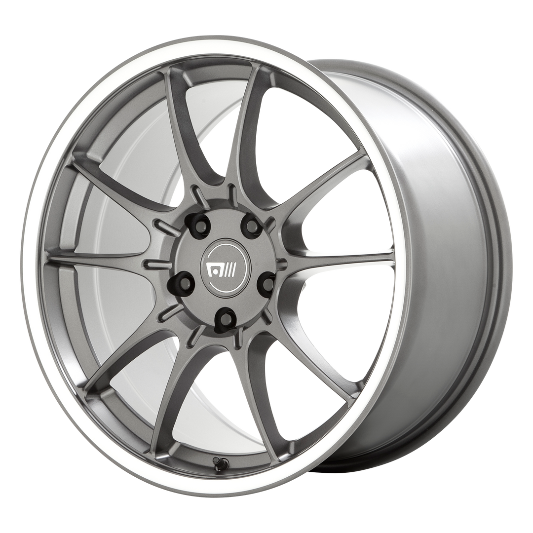 MOTEGI MR152 SS5 18X9.5 5X114.3 40 72.56 GUNMETAL WITH MACHINED LIP