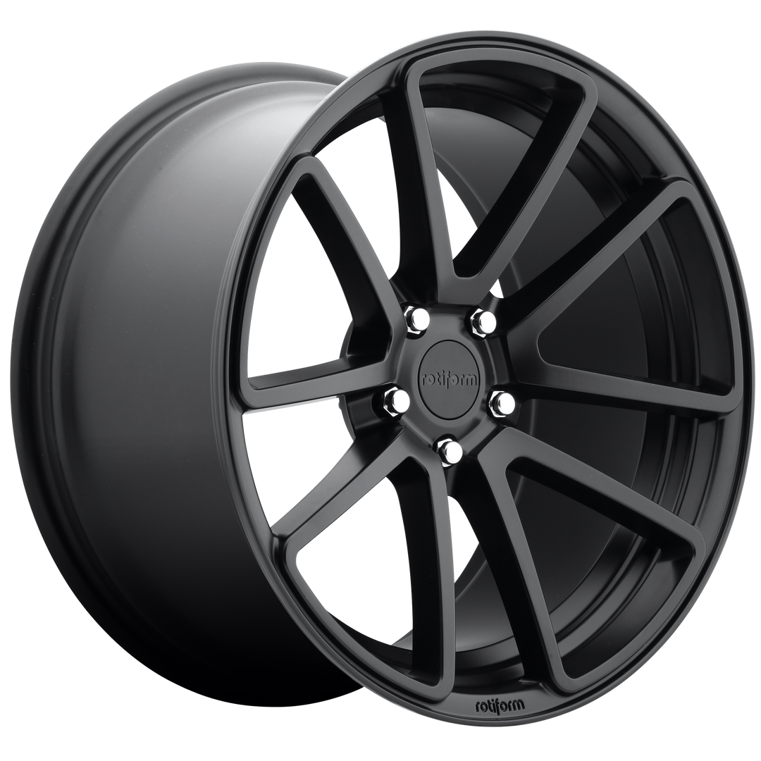 ROTIFORM 1PC R122 SPF 18X8.5 5X112 45 66.56 MATTE BLACK