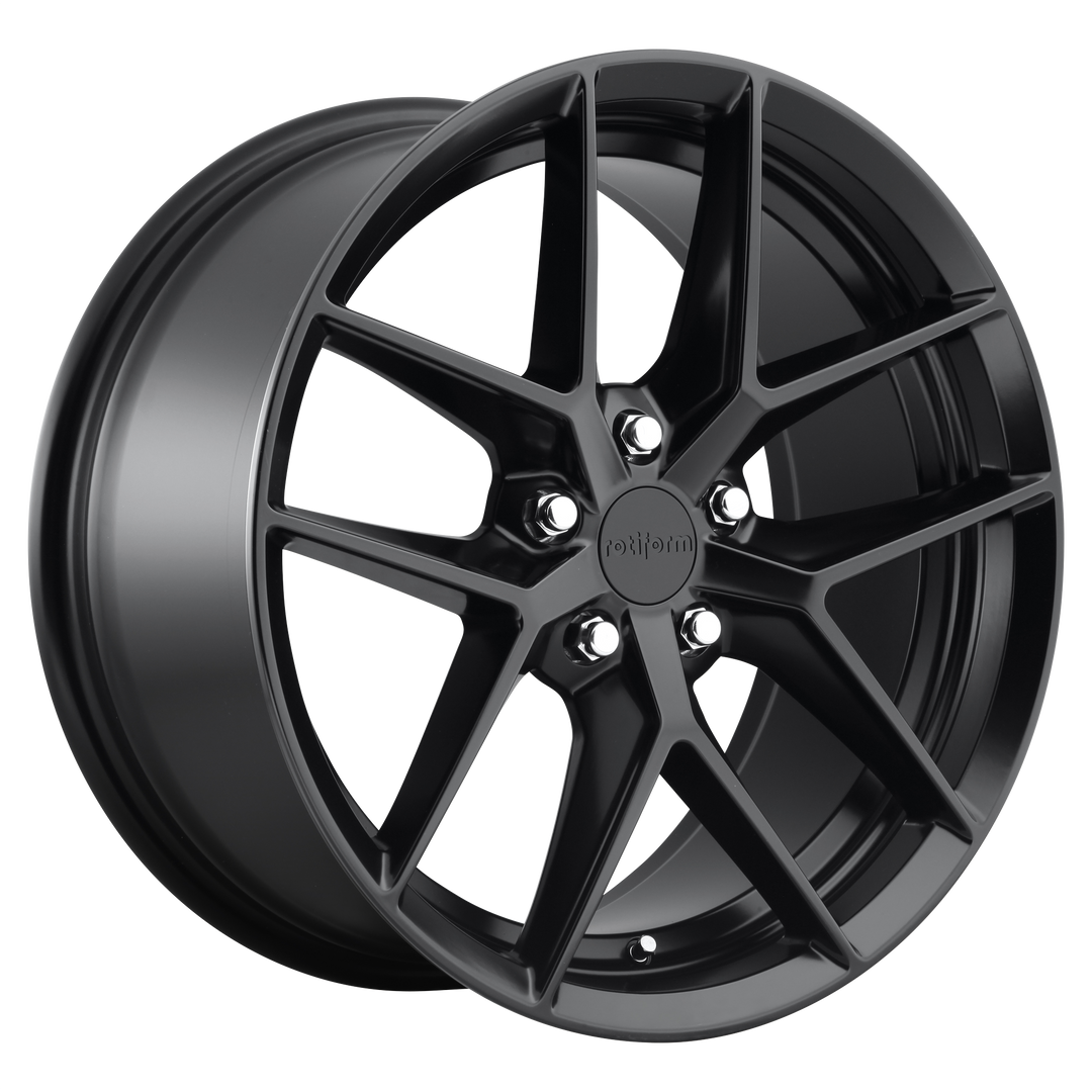 ROTIFORM 1PC R134 FLG 19X8.5 5X112 45 66.56 MATTE BLACK