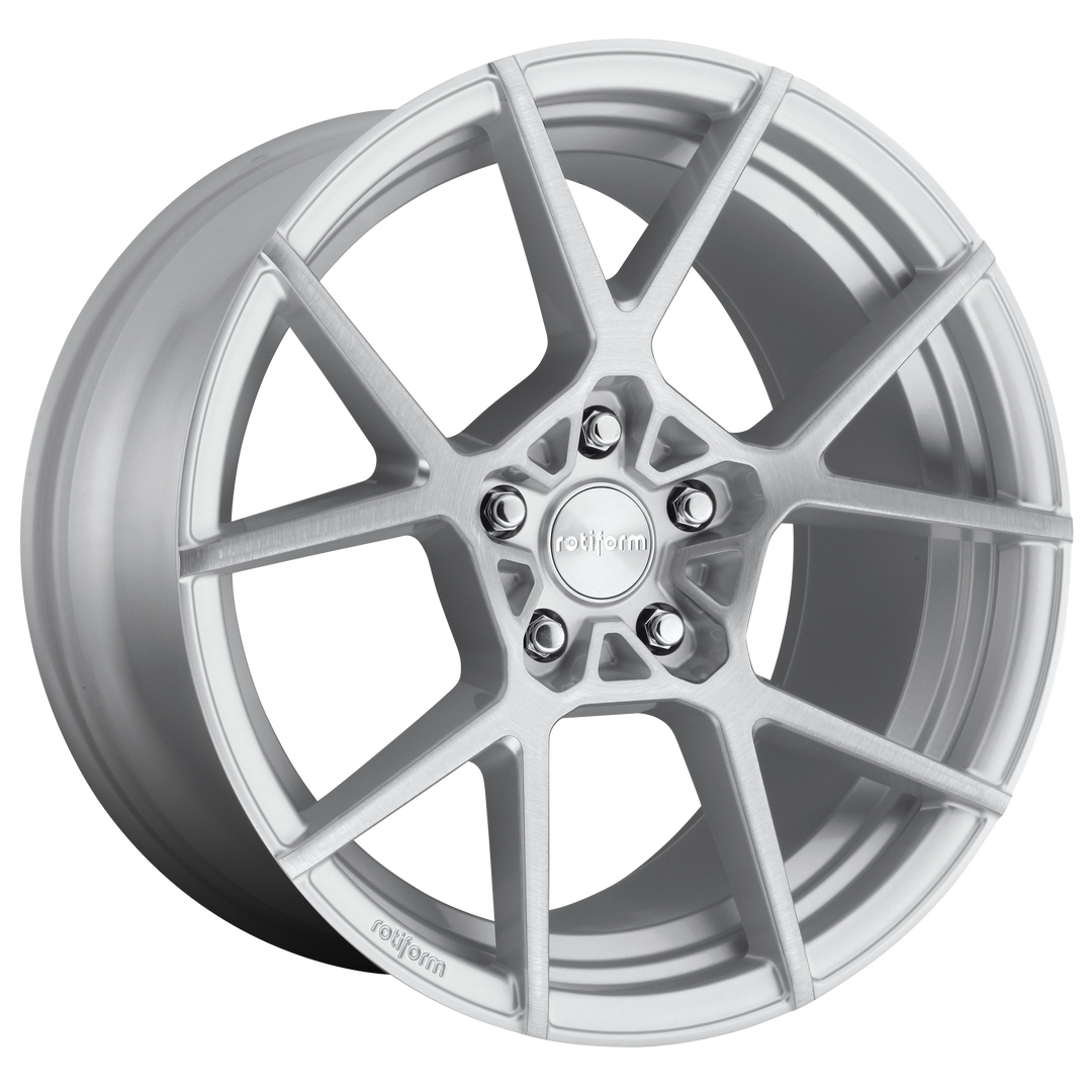 ROTIFORM 1PC R138 KPS 18X8.5 5X112 35 66.56 GLOSS SILVER BRUSHED