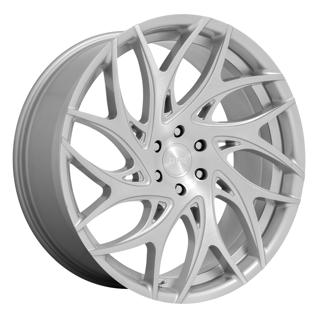 DUB 1PC S260 G.O.A.T. 22X9 5X114.3 35 72.56 SILVER BRUSHED FACE