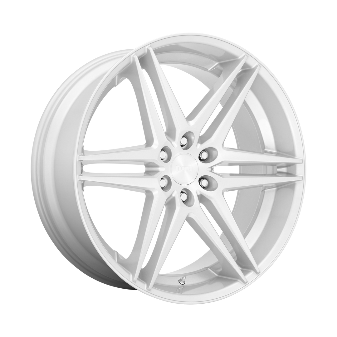 DUB 1PC S270 DIRTY DOG 24X10 6X139.7 25 106.1 SILVER WITH BRUSHED FACE