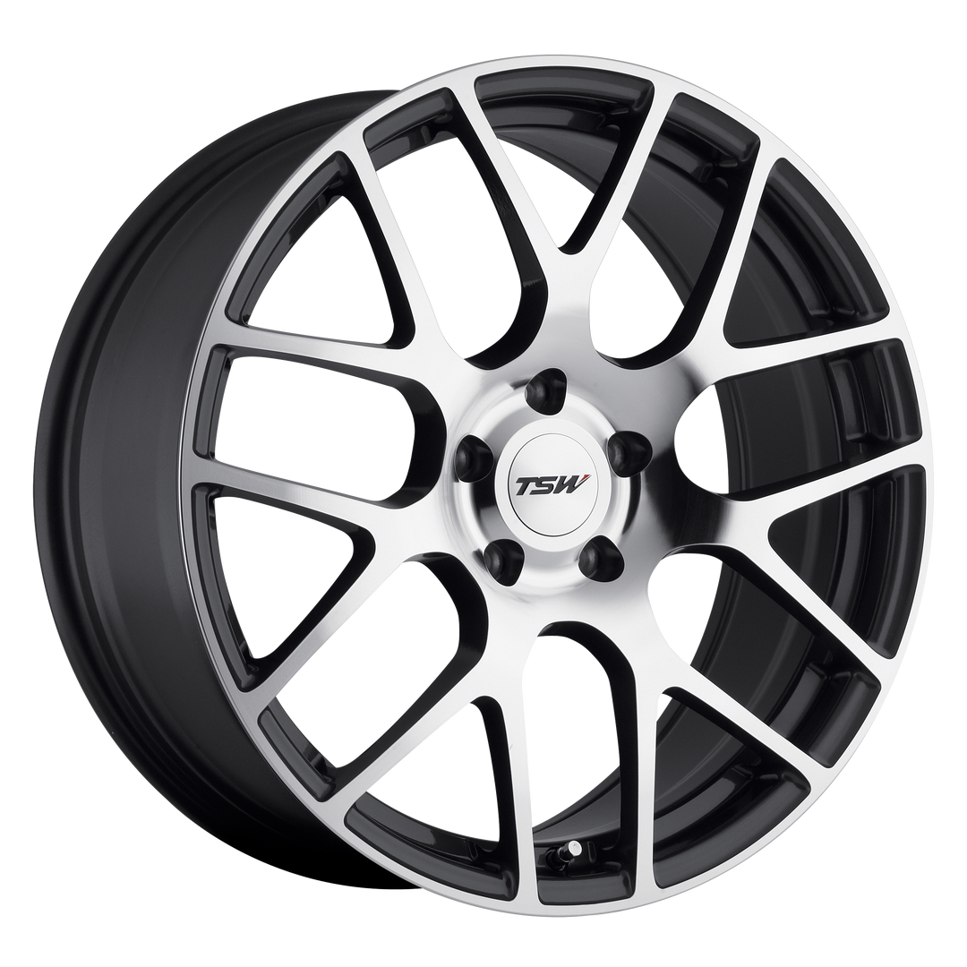 TSW NURBURGRING 17X7.5 5X114.3 45 76.1 GUNMETAL W/ MIRROR CUT FACE