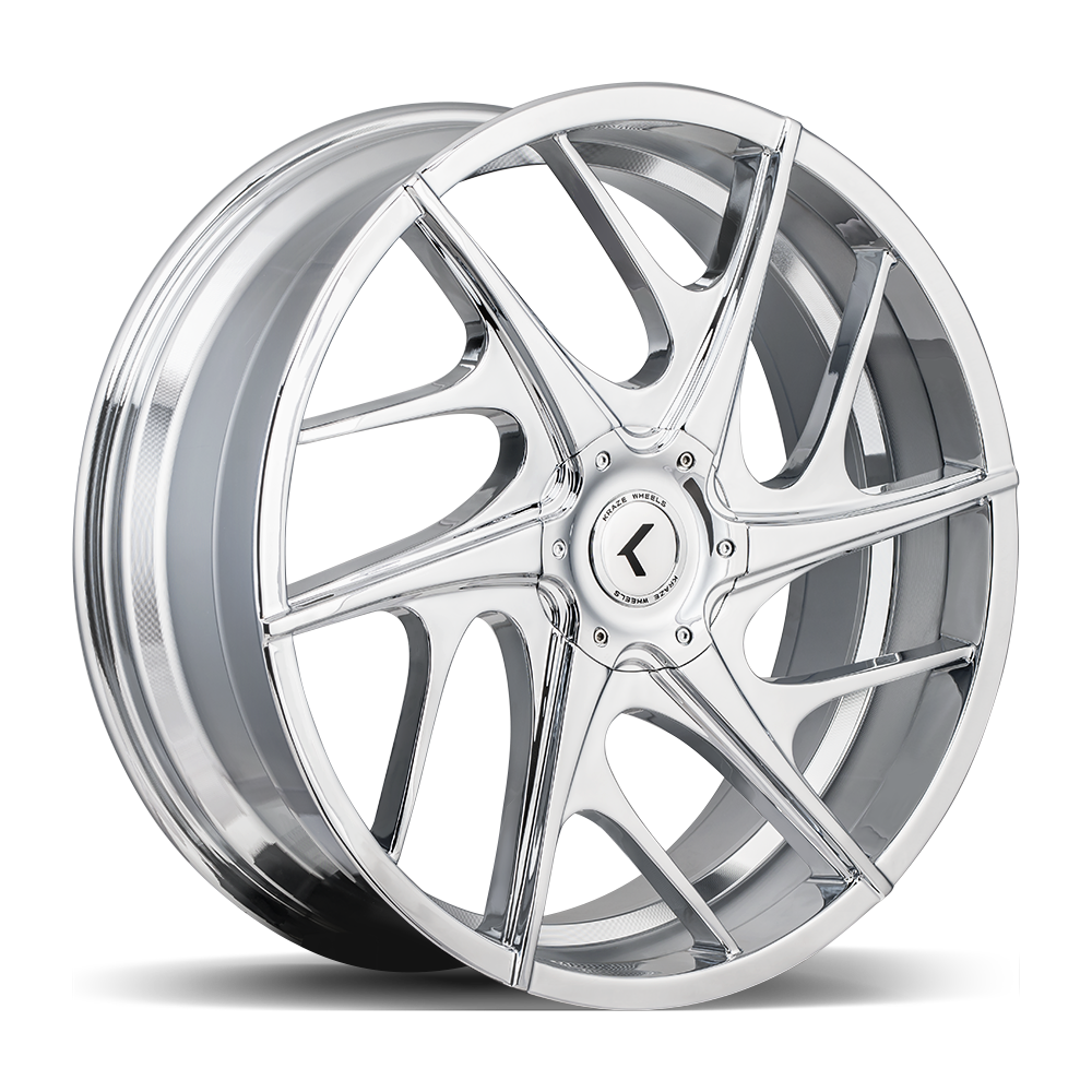 KRAZE ROGUE KR182 22x8.5 5x114.3 5x120 40 74.1 CHROME - TheWheelShop.ca