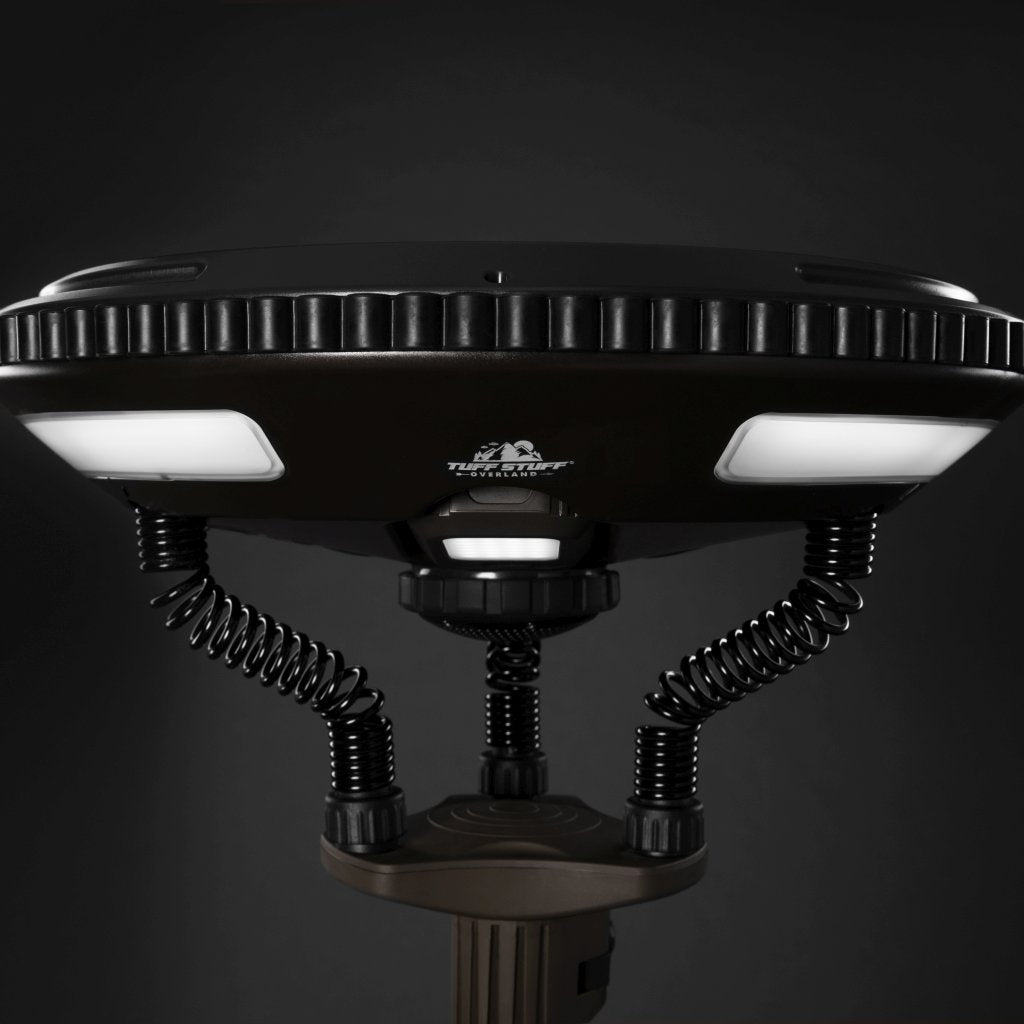 Tuff Stuff Overland Halo 9.75" Solar Freestanding Light With Speaker