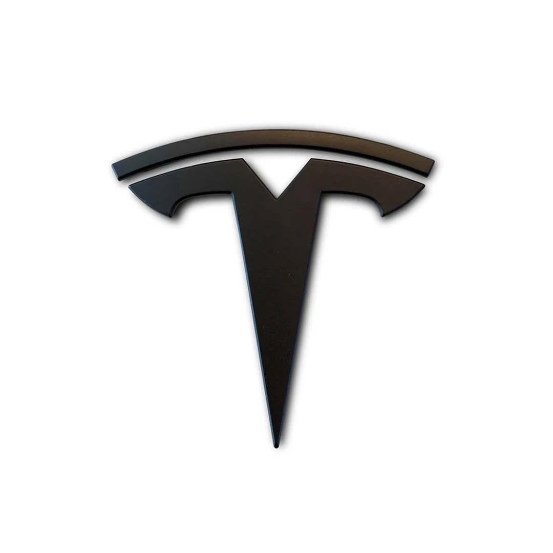 Logo ABS Tesla Front & Rear | Model Y - CARBONE PRESTIGE