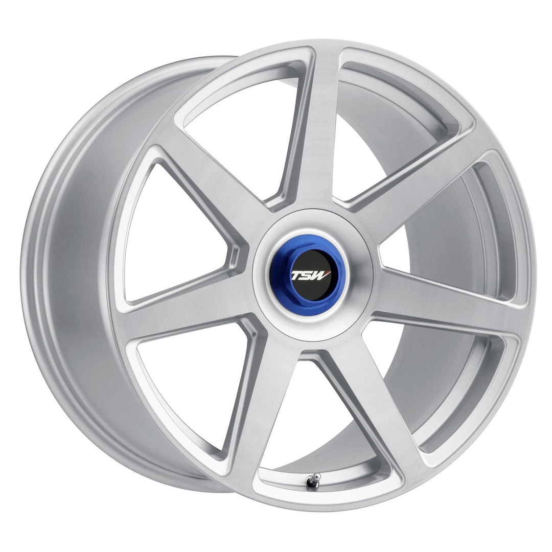 TSW Evo-T 19x9.5 5x114.3 40 76.1 Silver W/ Brushed Face